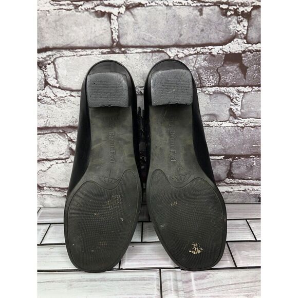 BeautiFeel Black Leather MaryJane Comfort Casual Pump Heels Women’s 39EU/8.5M US - Picture 12 of 16